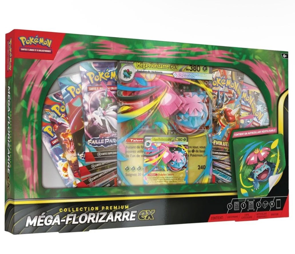 PRECOMMANDE COFFRET PREMIUM MÉGA-FLORIZARRE-EX - FR