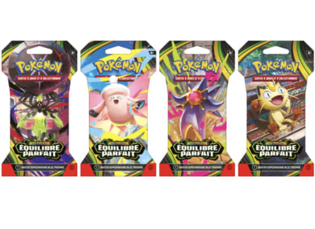 POKÉMON JCC : PACK DE BOOSTER SOUS BLISTER MÉGA-ÉVOLUTION - ME03 ÉQUILIBRE PARFAIT (1 BLISTER ALÉATOIRE) - FR