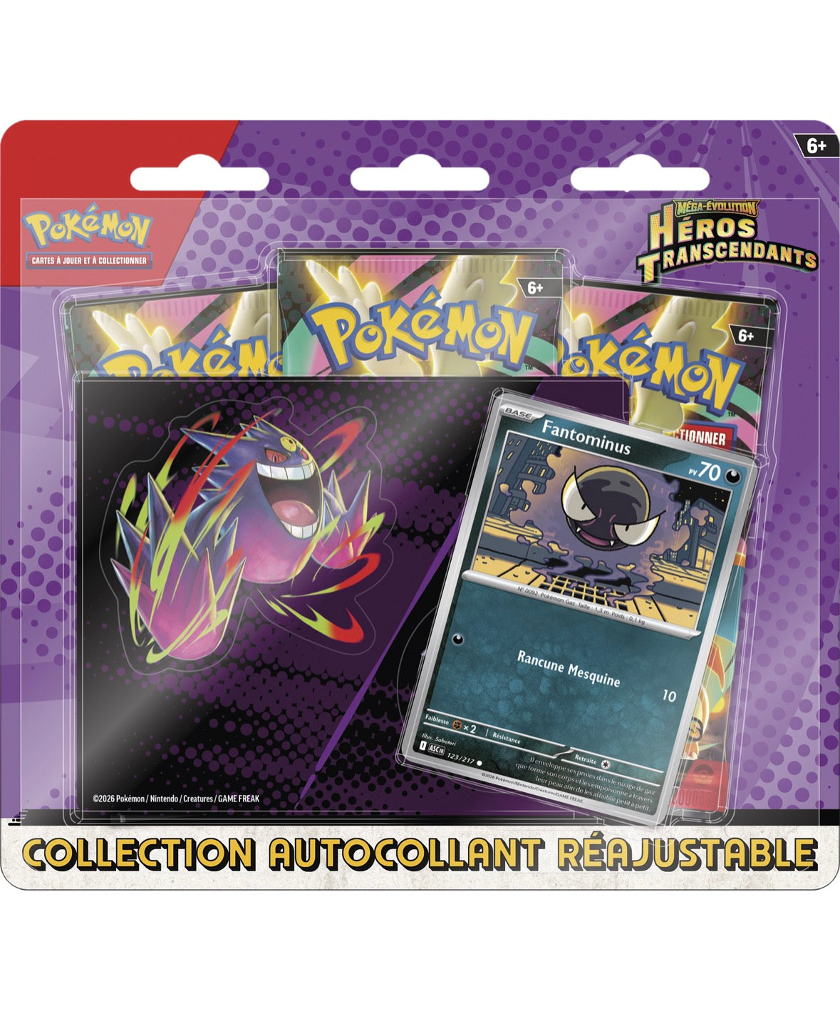 Pokémon - Tripack - Héros Transcendants - ME2.5 - Tech Sticker en français
