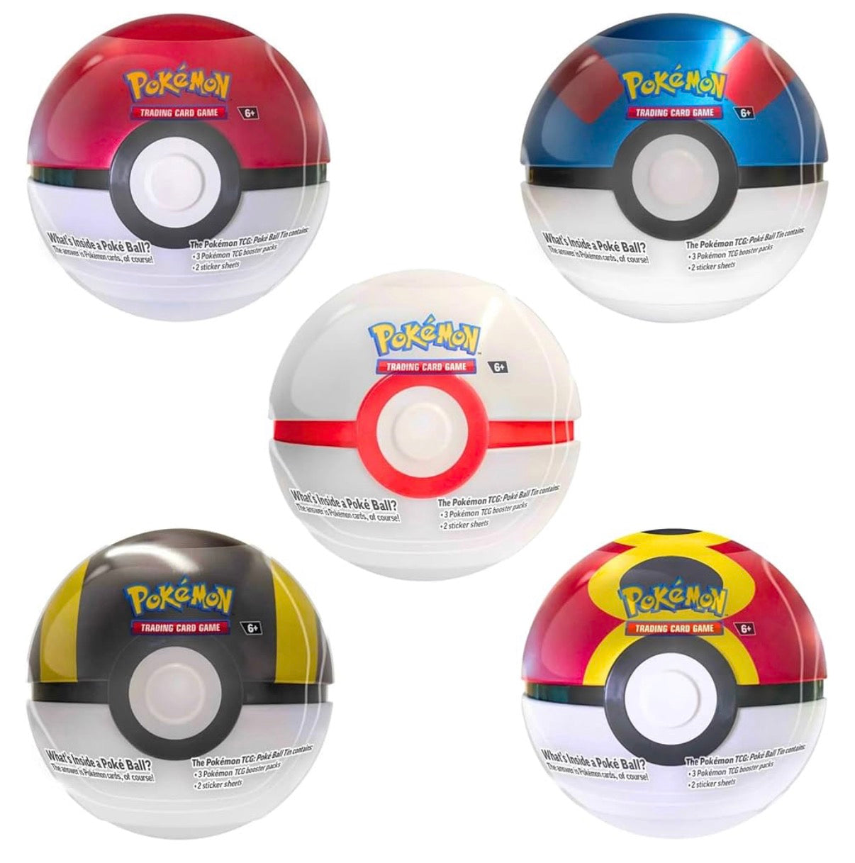 Pokeball Tin Automne 2025 FR 3 boosters + 2 feuilles d'autocollants