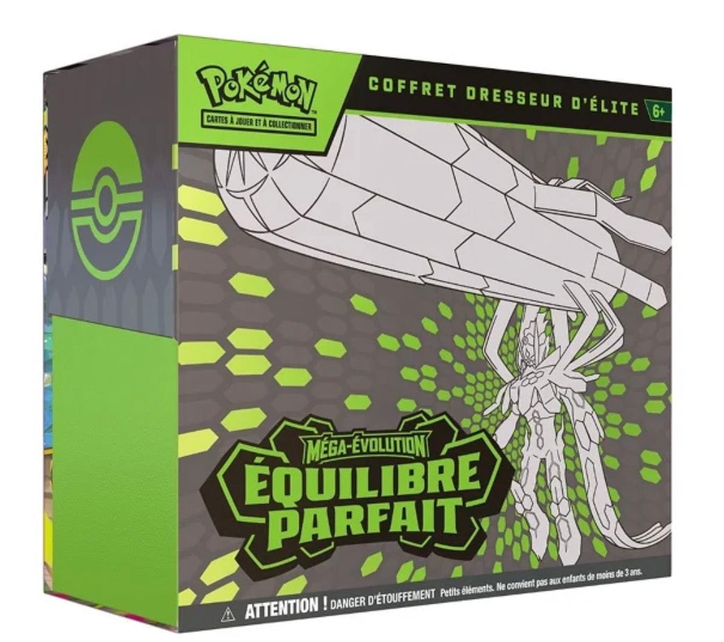 Coffret Dresseur d’Élite Pokémon Me03 Méga Évolution Équilibre Parfait FR