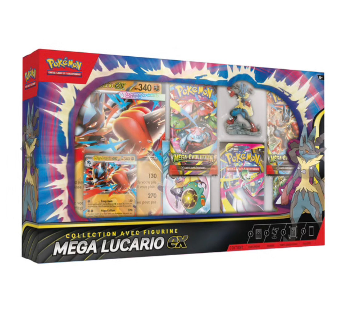 Coffret Premium Figurine Pokémon Mega Lucario ex