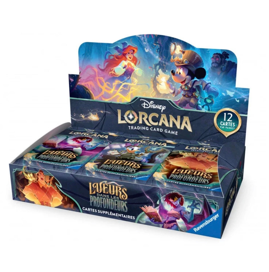 Disney Lorcana TCG - Chapitre 10 Lueurs dans les Profondeurs - Display de 24 Boosters (FR)