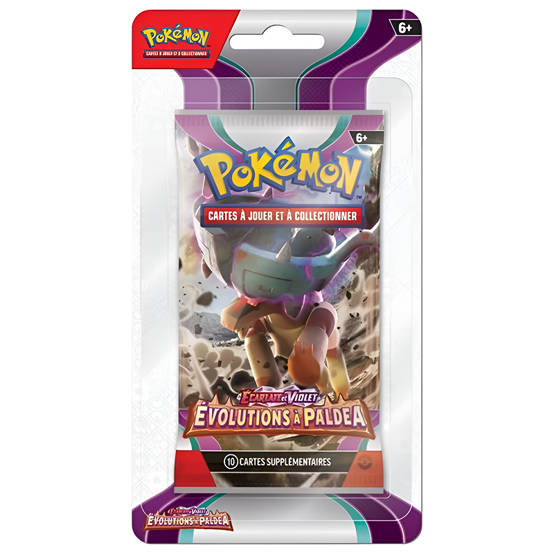 Lot de 4 Booster sous Blister Flammes Obsidiennes - EV02 - FR Lot de 4 Booster sous Blister Flammes Obsidiennes - EV02 - FR